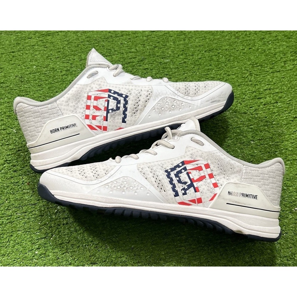 Born‎ Primitive Savage 1 Training Shoes Mens Sz 8 Womens 9.5 white USA Trainers